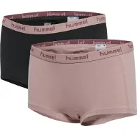 Hummel Hipsters - hmlCarolina - 2-pack - Woodrose - - 13-14 år (158-164) - Hipsters