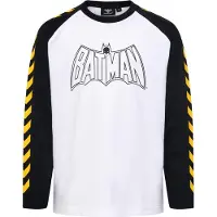 Hummel Genser - HmlBatman - Hvit m. Gul/Svart - - 8 år (128) - Genser