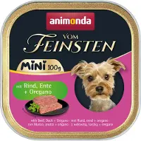 Animonda Vom Feinsten Adult Mini 32 x 100 g - Storfe, And + Oregano