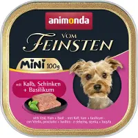 Animonda Vom Feinsten Adult Mini 32 x 100 g - Kalv, Skinke + Basilikum