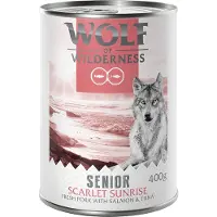 Wolf of Wilderness Senior "Red Meat" 6 x 400 g - Scarlet Sunrise