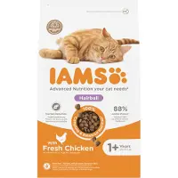 IAMS Dry Food Hairball Adult Fresh Chicken 3kg