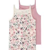 Name it Undertrøye - Noos - NkfStrap Topp - 2-pack - Nostalgi Ro - - 7-8 år (122-128) - Undertrøye