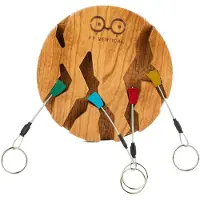 YY VERTICAL Circle Nøkkelring