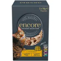 Encore Cat Jelly Pouch Mix 20 x 50 g - Kyllingutvalg 2 (3 varianter)