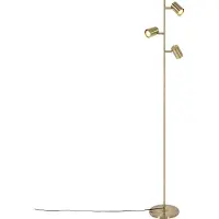 QAZQA Moderne gulvlampe bronse 3-lys - Jeana