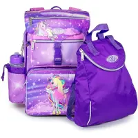 Jeva Skolesekk - Nybegynnere - Unicorn Friends - - OneSize - Skolesekk
