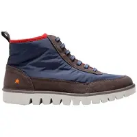 Art for man. 115851150003_0B0 Sneakers with boots1585 Ontario blue (37), Fabric, Flat, Laces, Casual