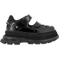 Art for woman. 116441010003_001 Core 2 leather shoes black (40), 1 to 3 cm, Velcro, Casual