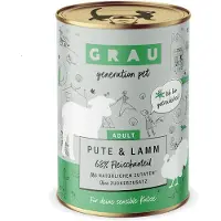 Grau kornfri gourmetgryte 6 x 400 g - Kalkun & Lam