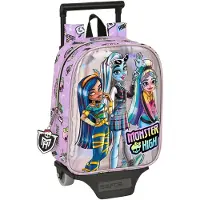 Safta Monster High Best Boos Mini 232 6l 22x27x10 Cm Ryggsekk Med Hjul
