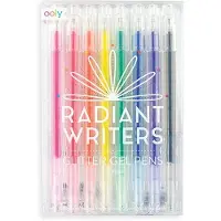 Ooly Fargerike Ballonger Gelpenner med glitter Radiant Writers 8 stk