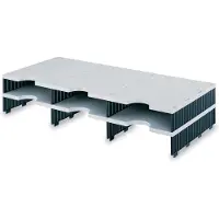 Styro ekspansjonsmoduler Trio styrodoc/268130298, grå/svart, 723x140x331mm