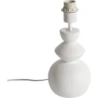 QAZQA Design bordlampe hvit keramikk 15 cm uten skjerm - Alisia