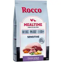Rocco Økonomipakke Mealtime - Sensitive Kylling & And 2 x 12 kg