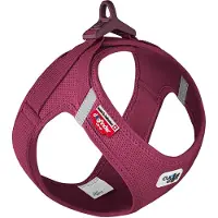 Curli Vest Harness Clasp Air-Mesh - Ruby (M)