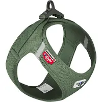 Curli Vest Harness Clasp Air-Mesh - Moss (S)