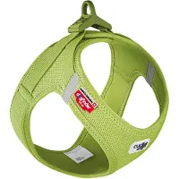 Curli Vest Harness Clasp Air-Mesh - Lime (XXXS)