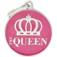 My Family Stort Id-merke For Kjæledyr ´the Queen´