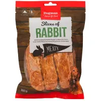Dogman Meaty Rabbit Slices Grain-Free Dog Treats 300g