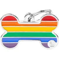 My Family Rainbow Big Bone Kjæledyrmerke