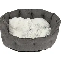 Dogman Classy hundeseng i memoryskum 84 cm, grå XL