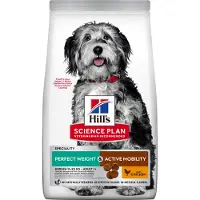 Hill's Pet Nutrition Perfect Weight & Active Mobility Adult 1+ Medium med kylling - 12 kg