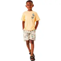 Garcia T skjorte D35718 Ivory (122 / 7 år)