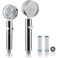 24.Se Ergonomisk dusjhode med rensefilter og høyt vanntrykk