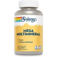 Solaray Mega Multi Mineral Kapsler 120 Enheter
