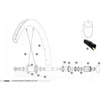 Mavic Cosmic Pro Carbon Sl Ust 20 Rear Felg