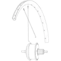 Mavic Kit 16 Rear Ksyrium S Disc Ebm Eiker