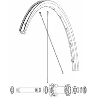 Mavic Front Ksyrium S Disc Ebm Landeveissykkel Felg