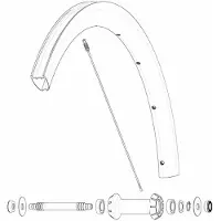 Mavic Front Cosmic Slr 40 Rb Landeveissykkel Felg