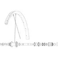 Mavic Rear Allroad Pro Carbon Sl Landeveissykkel Felg