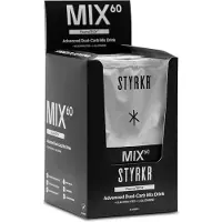Styrkr Mix60 Dual-carb Energidrikk Enkeltdoseboks 65g 12 Enheter