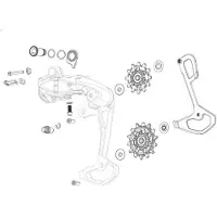Sram X0 T-type Eagle Axs Stabilisatoraggregat