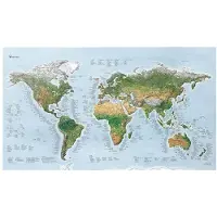 Awesome Maps Surftrip Green Edition Best Surf Beaches Of The World Green Edition Kart
