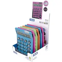 Milan Displayeske 6 Stk10-sifrede Bordkalkulatorer Duo Assortert