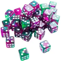 GameGenic Galaxy Series - D6 terning-sett (12 mm) - Aurora