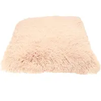 Dogman Hundepute Shaggy beige 85cm