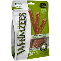 Whimzees Veggie Pølse S, pose m/28 stk. (WHZ324)