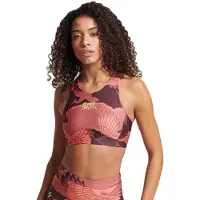 Superdry for woman. WS311591A Core Active bra orange, purple (38), Sport, Multisport, Recycled Polister, Sustainable