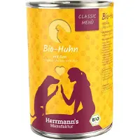 Herrmann's Meny Kornfritt Økologisk 24 x 400 g - Økologisk kylling med økologisk ris