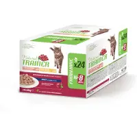 Trainer Natural Cat Natural Trainer Adult - 24 x 85 g Mixpakke: Kyllinh & laks