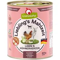 Granatapet Liebling's Måltid 6 x 800 g - Lam & Kyllinghjerter