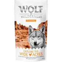 Wolf of Wilderness trening Explore the Wide Acres" kylling - 3 x 100 g"