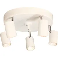 By Rydens Correct downlight 5 lyskilder hvit matt