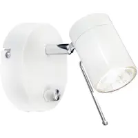 By Rydens vegglampe Correct, hvit, metall, GU10