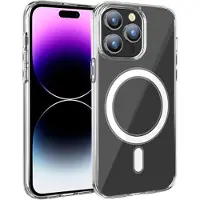 Mtp Products iPhone 15 Pro Hybrid-deksel - MagSafe-kompatibel - Gjennomsiktig
